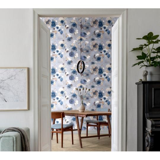modra kvetinova vzorovana podlaha dlazba kupelna sprcha obyvacka spalna tapeta efekt romanticky prirodny mediteransky obklad 60x120 cm tapeta efekt obklad vodotesny mrazuvzdorny.jpg